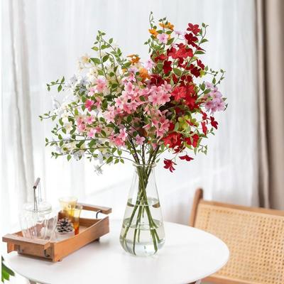 Long Stems Artificial Lilac Flower Vibrant Fake Flowers Artificial Flower Bouquets Wedding Party