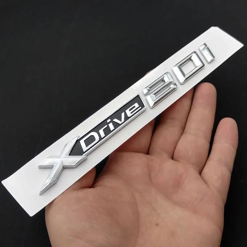 3D ABS XDrive 20d 23d 25d 30d 35d 40d 45d 50d 55d 20i 25i 30i GT X1 X3 X5 X6 Car Rear Trunk Emblem Sticker for BMW Accessories VM4