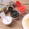 4Pcs Mini Seasoning Jar Dustproof 50ml Spice Tools Airtight Seal Insect-proof Salt Pepper Shake Bottle Lunch Box