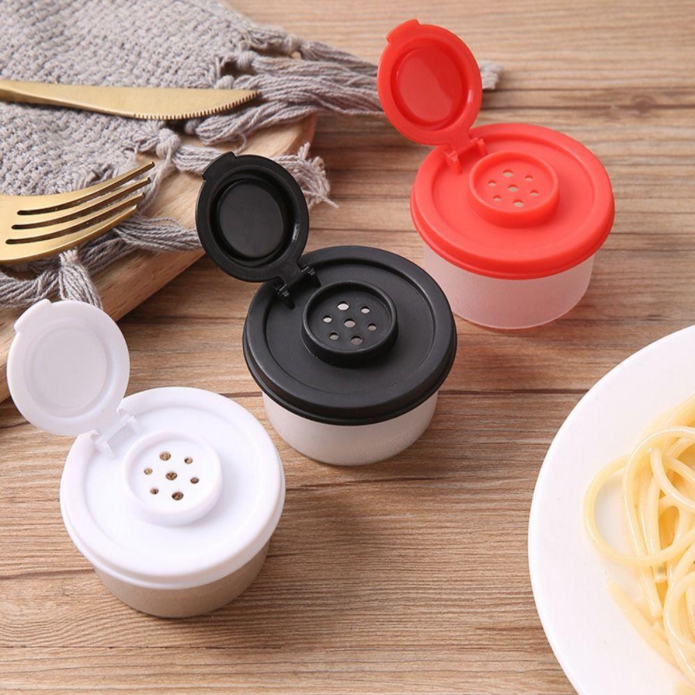 4Pcs Mini Seasoning Jar Dustproof 50ml Spice Tools Airtight Seal Insect-proof Salt Pepper Shake Bottle Lunch Box