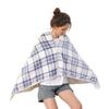 Double-layered Velvet Throw Cozy Winter Plaid Throw Blanket for Home Work Super Soft Double-layered Velvet Shawl with for Use