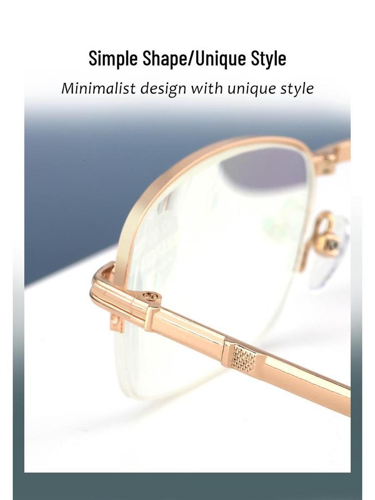 High-Definition Anti-Blue Light Bifocal Folding Reading Glasses for Elderly - Portable and Anti-Fatigue