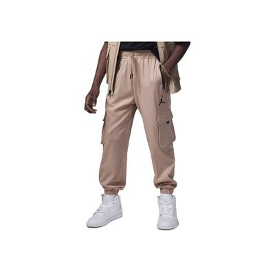 Post Up Solid Logo Jogger Knit Sports Pants Kids Bottoms Light-Yellow FV3323-200