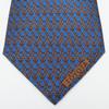 Used HERMES tie Toyota limited edition silk Blue Brown suit