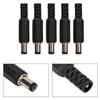 5pcs 2.1mm x 5.5mm Male DC Power Plug Jack Coaxial Connector Adapter
