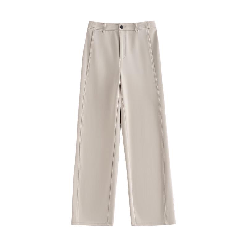 Chuyu Women's High-Waist Wide-Leg Far Infrared Heating Casual Pants