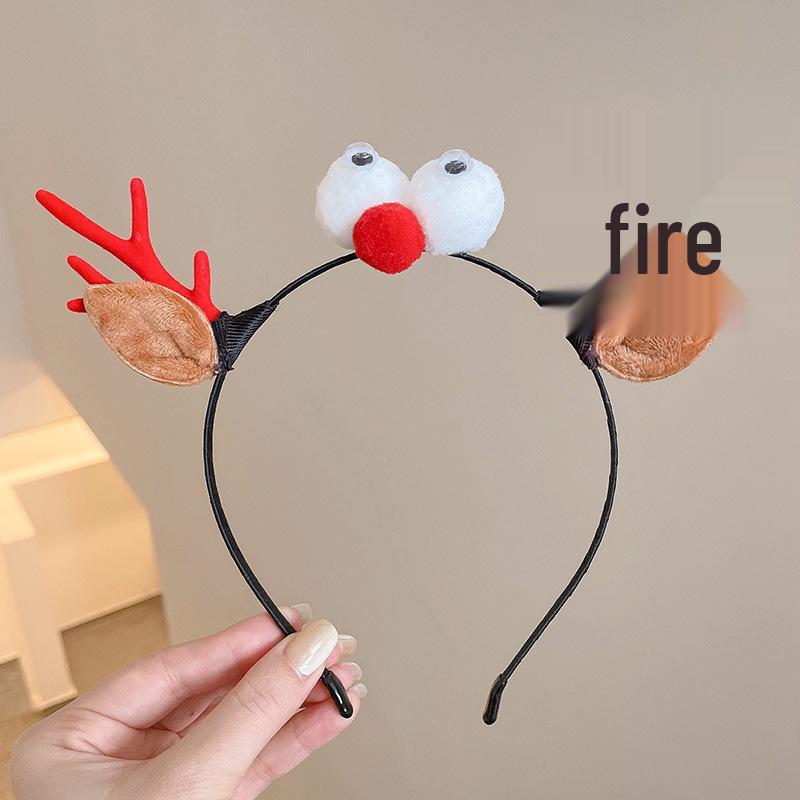 Serre-tête à bois de Noël pour enfants - Accessoire festif pour les fêtes