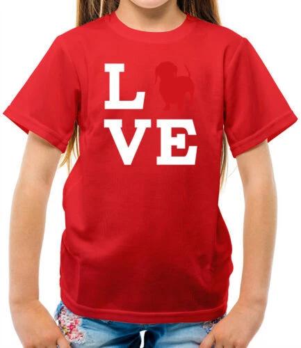 Love Dachshund Dog Silhouette - Kids - Dogs - Puppy - Pet - Owner - Vet 120