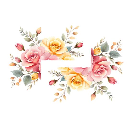 

Flower Light Switch Sticker Removable Floral Wall Decal Self-Adhesive Socket Decor for Living Room Bedroom Kitchen D