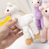 Cute Alpaca Pendant Key Ring Cute Little Doll Plush Toy Mini Doll Bag Pendant Keychain