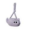 Big Eyes Cartoon Cat Crossbody Bag Soft Plush Cat Plush Toy Doll Bag Cat Plush Shoulder Bag  Girls