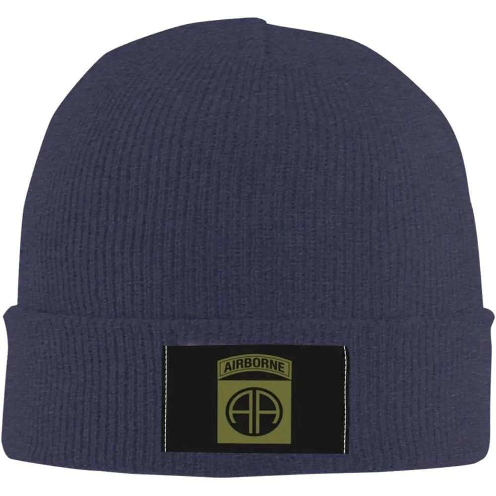 

Airborne Division Daily Unisex Beanie Hat for Unisex Women Acrylic Hat Winter Cozy Warm Stretch Thick Trendy Outdoor Knit Cap