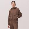 Huit Brushed Utility Pocket Jumper Htwjp5K03T