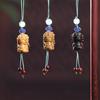 Creatieve Gele Telefoonbedel Hanger Sleutelhanger Ornament Cadeau