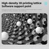 WEST BIKING 3D Printed Bike Grips Ergonomic MTB Handle Grip Breathable Shock Absorption Bike Handlebar Grips Bicycle Accessories