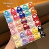 30 Colorful Bow Hair Accessories with Randomly Cute Kids's Elastic Bands Suitable for Daily Use