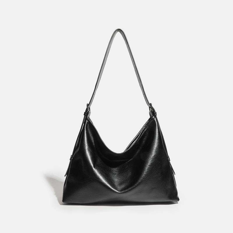 Single Shoulder Bag - Large Capacity Tote Bag - Fashionable Retro Commuter Crossbody Bag