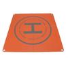 Drone Landing Pad Double Color Safety Warning Slogan Design 65cm Square Waterproof Foldable Drone Landing Pad