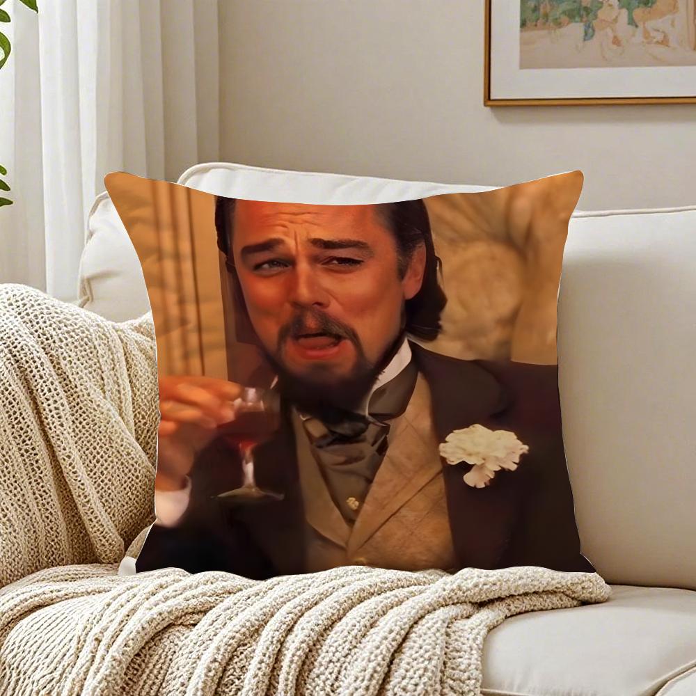 L-Leonardo D-Dicaprio Cushion Cover Pillowcase Anti-Dustmite Living Room Sofa Decor Cushion Room