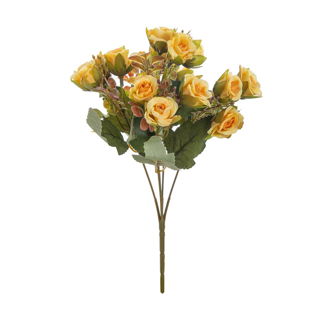 Artificial Flowers Silk Roses Wedding Bridal Outdoor Garden Courtyard Decoration Festival Diy Vase Bridal Bouquet Box Decoration