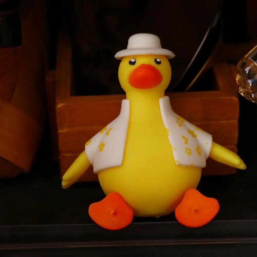 Duck Shape Slow Rising Squeeze Toy Rebound Ball Animal Slow Rebound Toy Anti-stress Tpr Stress Relief Toy Party Favors