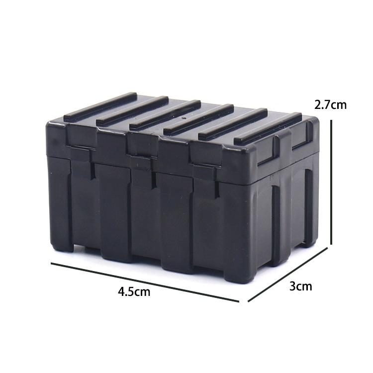 Military Caisson Chest Weapon Gun Storage Box Weapon MOC Building Blocks SWAT Soldier Figures Guns Army Bricks Toys for Children