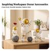 3 Pieces Astronaut Figurines Decorative Figurine Collectible for Desks