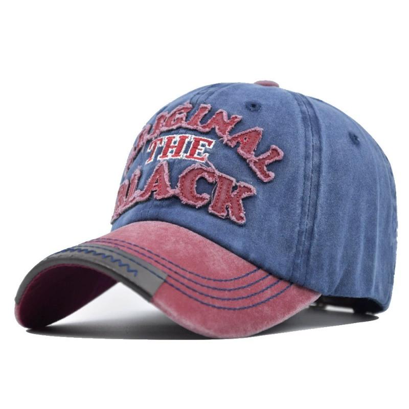 

Unisex Vintage Baseball Cap Cotton Hats For Men Women Casual 3D Black Letter Embroidery Cap Outdoor Sports Cap Dropshipping 54-60CM