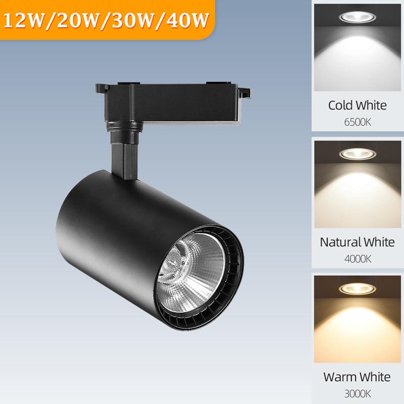 RGB Track Light Hanging Chandelier Ceiling Lamps Home Living Room Clothing Lamps Store Lighting LED RBG Track Spotlight Spot Led