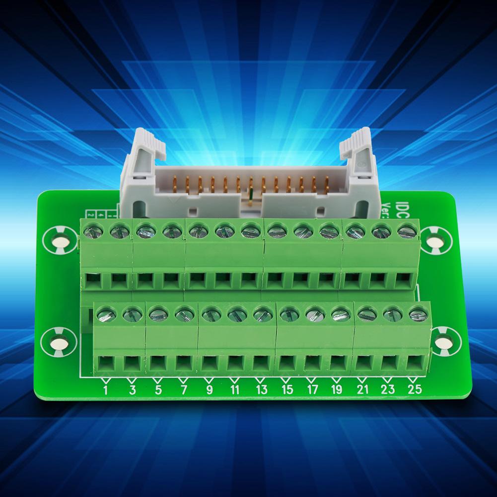 IDC26P DIN-Schienen 26-Pin 5mm Montage-Interface-Modul Stecker Breakout-Board