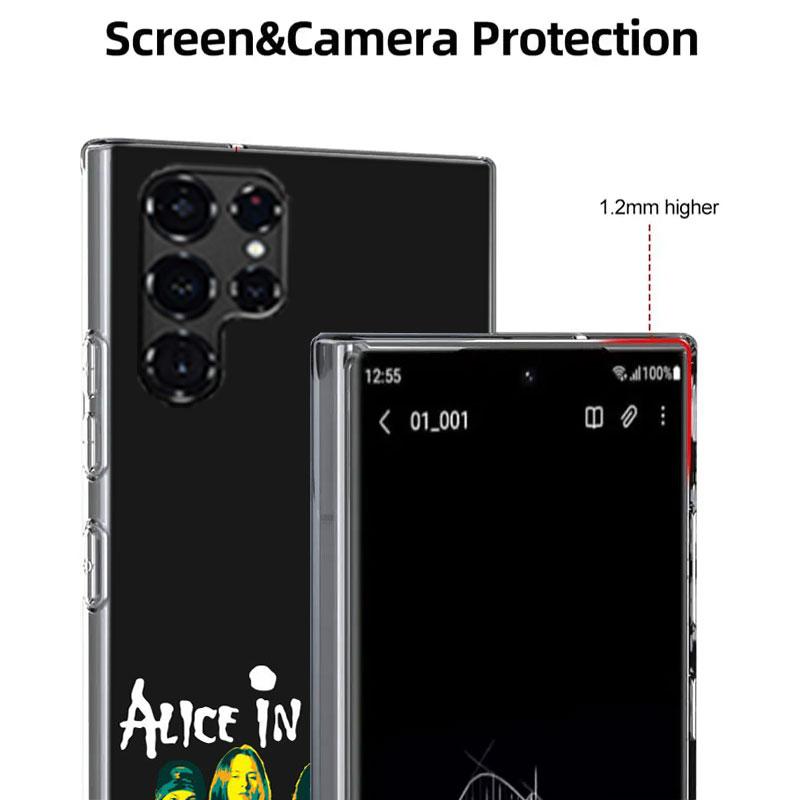 Rock Band Alice In Chains Cases Phone Case for Samsung Galaxy S26 Ultra S25 Edge S24 S23 FE S21 Plus S20 S22 S10 Cover TPU Capa