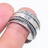 Natural Meditation Spinner 925 Sterling Silver Jewelry Ring Size 10.5 D6f24