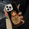Russian -Dolls- Matryoshka Phone Case For iPhone 17,16,15,14,13,12,11 Plus,Pro Max,XS,white Silver Phone Case