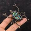 Abalone Shell Pendant Copper Wire Wrapped Pendant Beetle Pendant Wire Wrap Gemstone Jewelry Handmade Pendant Copper Jewelry Anniversary Gift