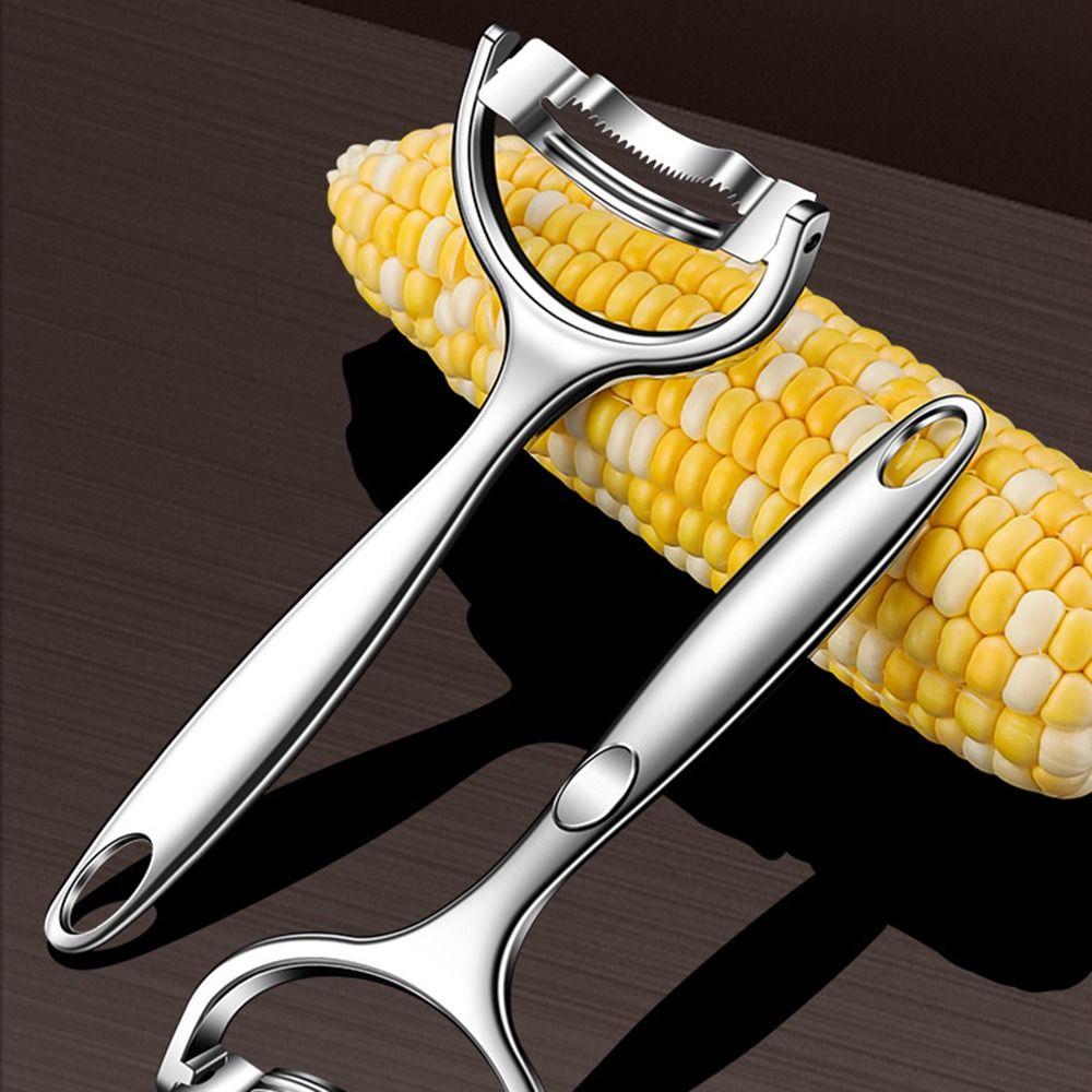 Fast and Safe Corn Peeling Thresher Tool Ergonomic Long Handle Corn Stripping Tool  Home