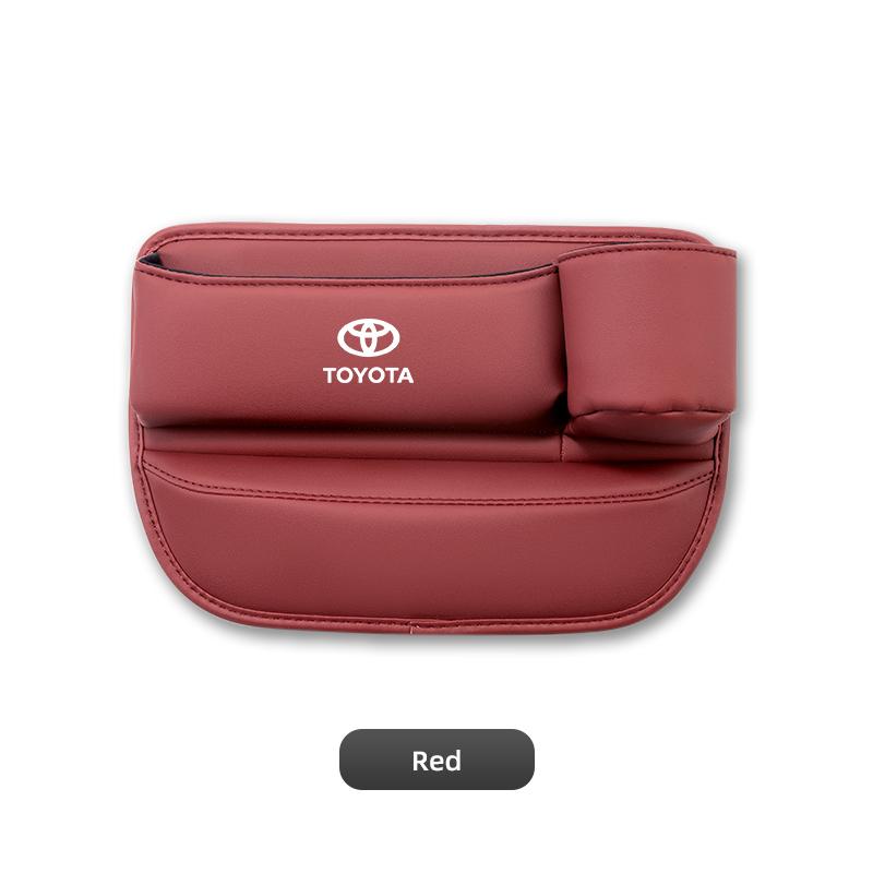NEW PU Leather Car Seat Storage Bag Multifunctional Gap Organizer Box For Toyota Gazoo Racing Corolla Crown Yaris Chr Auris Rav4