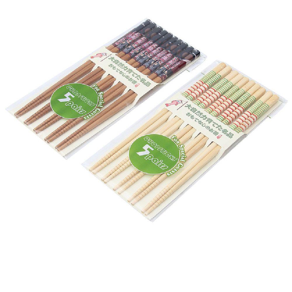 Public Chopsticks Tableware Non-slip Family Suit Wooden Bamboo Chopsticks Chopsticks Mildew Proof