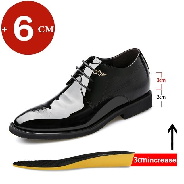 Elevator Shoes Men 6CM 8CM Height