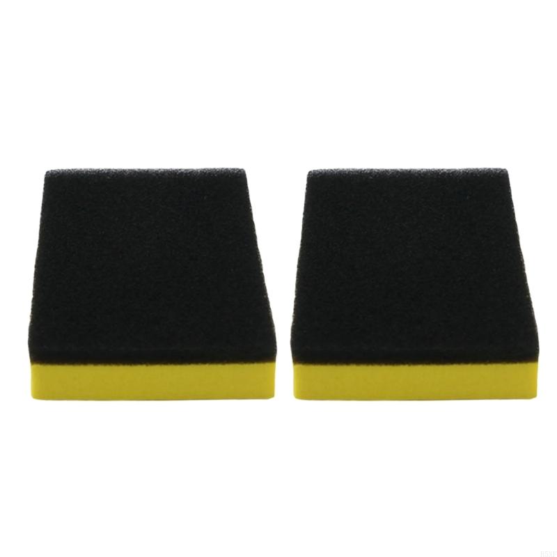 2025 New Universal Vehicle Waxing Pad Sponges Car Ceramic Coating Applicator Sponge Automotive Detailing Sponge Block Pack of 2