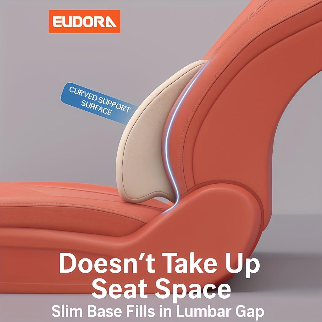 1 Set of 2 Ergonomic Car Seats 1 Headrest 1 Lumbar Pillow Support Combo Set Is Suitable for Various Models of Seats, Easy To Install, Ideal Gift