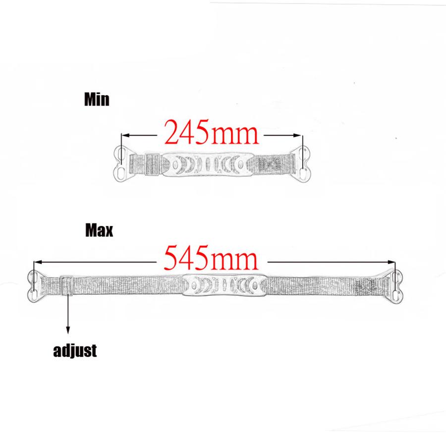 245-545MM Motorcycle Dirt Bike Rescue Strap Pull Strap Sling Belt Tool Universal