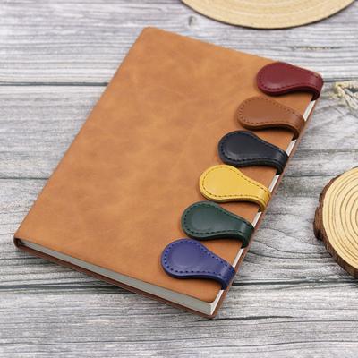 Leather Magnetic Bookmark, Personalized Leather Bookmark, Handmade, Reader Gift