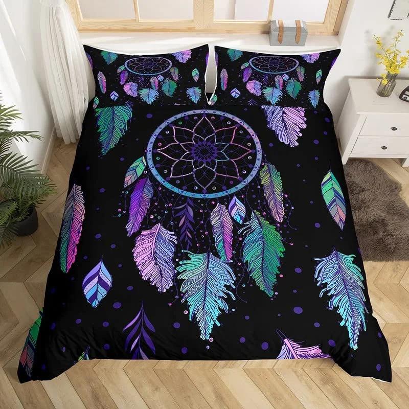 Bohemian Traumfänger Bettwäsche-Set Exotisches Galaxie Bettwäsche-Set Sternbild Twin King Deckenbezug Für Mädchen Teenager Zimmer Dekoration