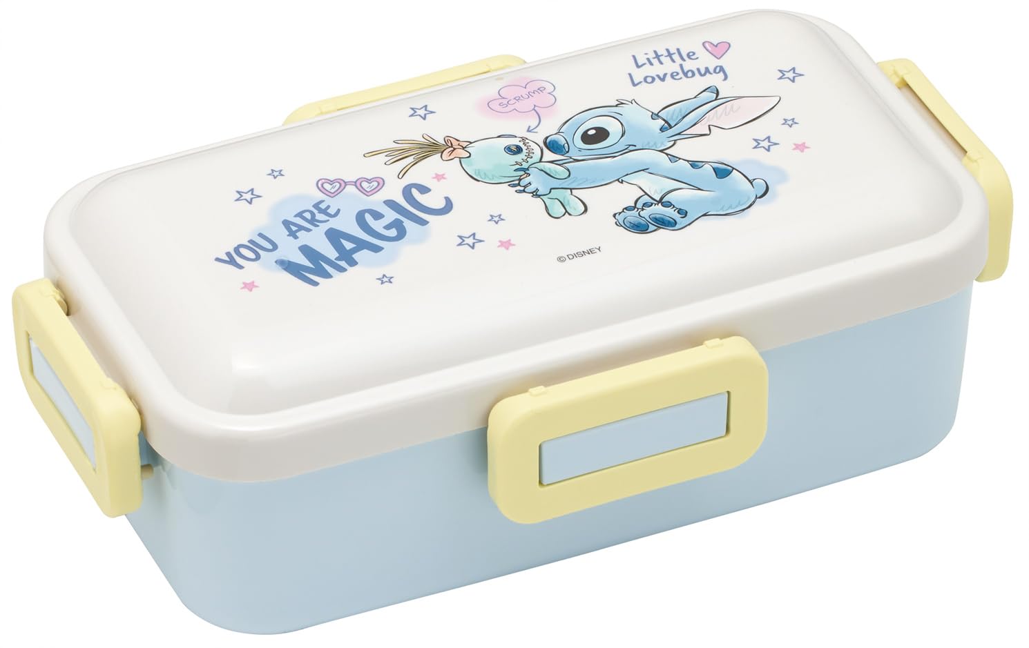 

Skater Bento Fluffy Single Dishwasher and Microwave Made in Disney Lilo Stitch Hug for Boys and Box, Serving, Tier, 530ml, Safe, Japan, & Design,