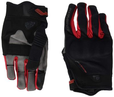 Motorcycle Protective Mesh Gloves Brave XL 1049 Mesh Material Protector for and Autumn - Black/Red GK-183 Spring, Summer,