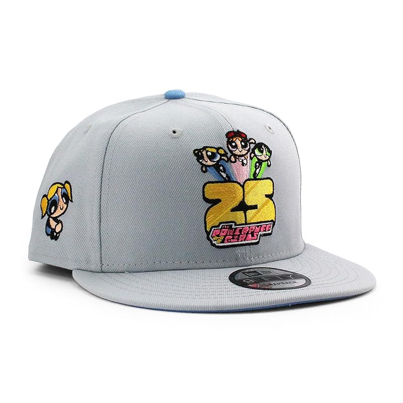 

[New Era] кепка 9FIFTY snapback powerpuff girls BUBBLES SNAPBACK THE POWERPUFF GIRLS 950 кепка серая K-POP [продукт]