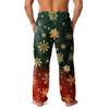 Men's Allover Printed Home Pants Sleeping Pajama Pants Long Pants Pajama Pants