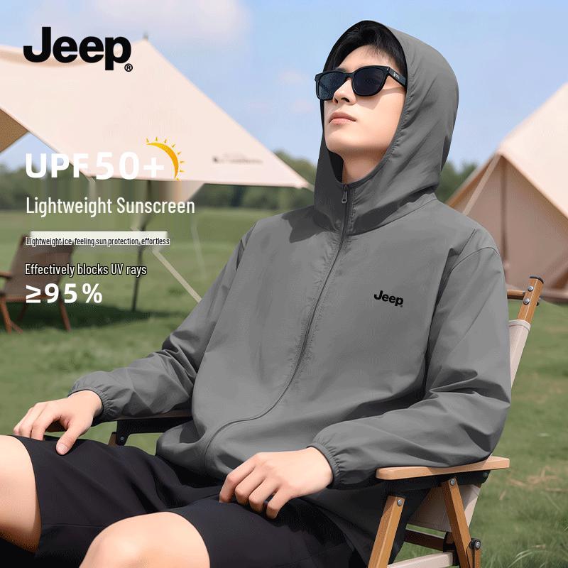 JEEP Hooded Sun Protection Jacket 4XL
