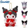 Peluche de Sanrio Kuromi Muñeco Relleno Figura Llavero Colgante Suave Apachurrable Regalo Para Niños