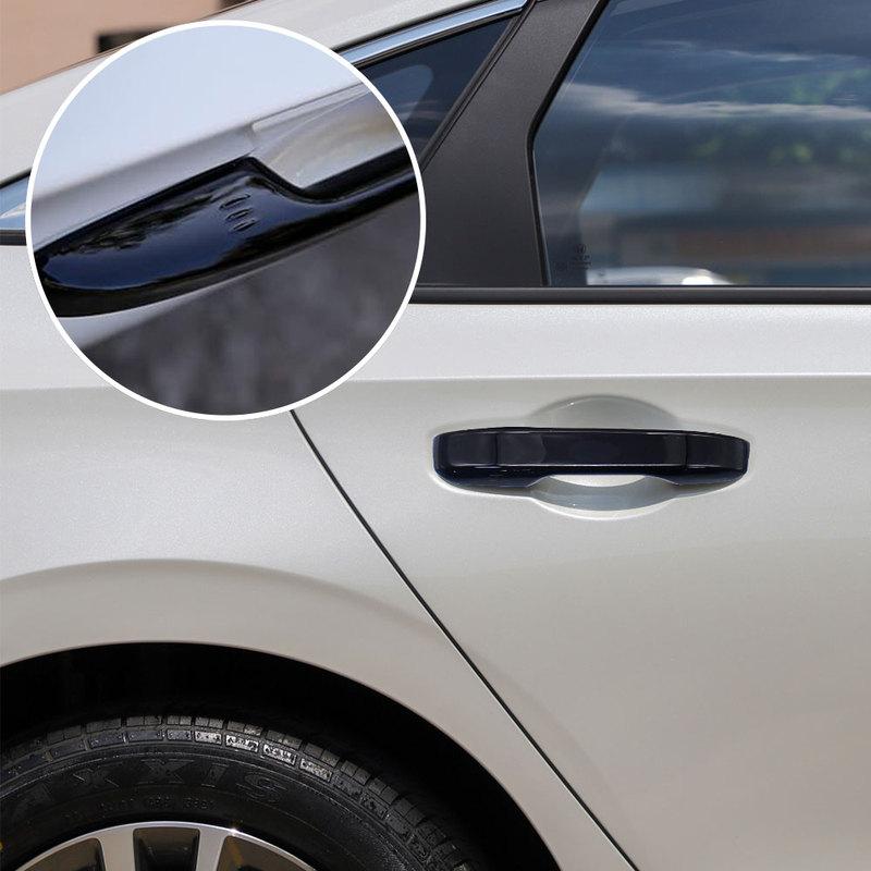 For Honda Civic 11th Gen 2024 Car Carbon Fiber Style Exterior Door Handle Moulding Cover Trim w/Keyless Entry Decor